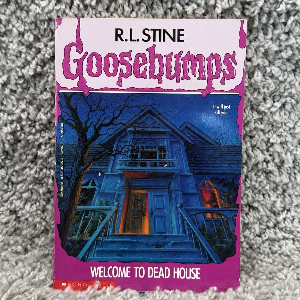 Goosebumps #1 Welcome to Dead House R.L. Stine 1992 13th Printing Vintage Horror